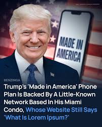 Trump Mobile: A new smartphone venture with a small carrier