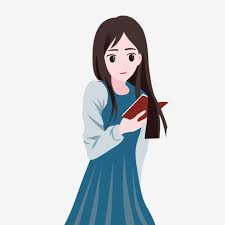 فتاة تقرأ كتاب ا طالبة تقرأ قراءة القراءة التوضيح الحرف حرف Png وملف Psd للتحميل مجانا Girl Reading Illustration Girl Character Illustration
