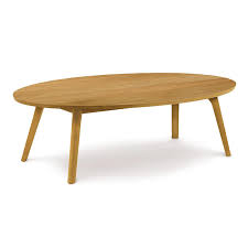 The daring designs and individualistic forms and styles of oval coffee tables make using a piece in a living room or in an office a simple choice when it's time to decorate. 5 Solid Wood Oval Coffee Tables You Ll Love Vermont Woods Studios