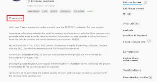 How To Create An Upwork Profile Best Upwork Profile Examples And Tips Upwork Profile Upwork Company Profile Template