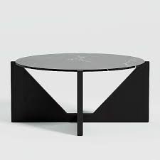 The verde coffee table by woud has two tabletops that provide an airy and spacious setting for coffee cups and books as well as houseplants and watering cans. Marble Coffee Tables White Black And Grey Crate And Barrel