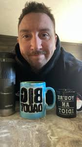 Day off, still giddy about being showered with gifts last night. Having  breakfast in my sweats just waiting for this blizzard. 12 inches. No  worries I bought extra creamer.