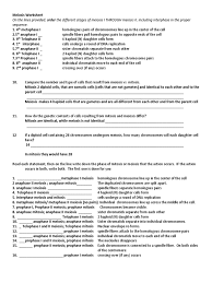 Mitosis worksheet answer 8 meiosis internet lesson biological cell from mitosis vs meiosis worksheet answer key , source: Meiosis Worksheet 13 Key Docx Meiosis Mitosis