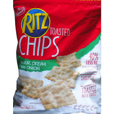 Calories In Ritz Toasted Chips Sour Cream And Onion From