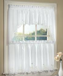 battenburg lace cotton kitchen curtain