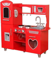 kitchenette red children's kitchen