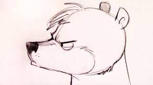 How To Draw A Cartoon Bear - Step By Step - Easy - Youtube