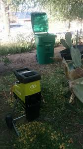 The output of this wood chipper shredder is just perfect for the garden. Sun Joe 15 Amp Silent Wood Chipper Shredder