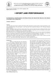 Pdf The Effect Of Development Of Muscular Balance On Some