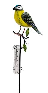Somit wissen sie immer der vogel rost gartenstecker für den garten hat eine größe von bxh/cm: Gartenstecker Metall Vogel Meise Regenmesser Deko Garten Stecker Figur Skulptur Kaufen Bei Gerhard Rapp Gmbh