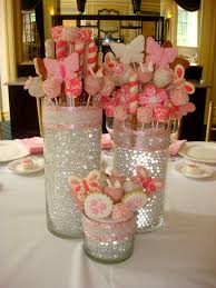 Christening Edible Centerpieces Diy Centerpiece Edible Candybuffet Edible Centerpieces Shower Party Shower Centerpieces