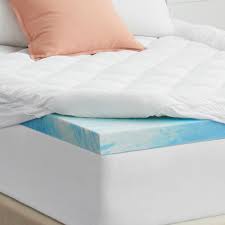 Sealy 4 In Sealychill Gel Comfort King Size Mattress Topper F02 00149 Kg0 The Home Depot In 2020 Comfort Mattress Memory Foam Mattress Topper Foam Mattress Topper