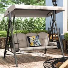 After reading many opinions i choose the original canopy tour and i'm so glad i did it. Andover Mills Marquette 3 Seat Daybed Porch Swing With Stand Reviews