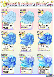 Sai Tutorial 2018 Hair Coloring By Angekrystaleen On Deviantart