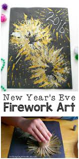 New Year S Eve Fireworks Craft In The Playroom Fireworks Craft Kids New Years Eve New Year S Eve Crafts