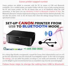 How To Set Up Canon Printer From Usb To Bluetooth Mode Printer Usb Bluetooth