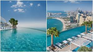 Endless pools are a new way for people to stay in shape or recover from injury. Highest Outdoor Infinity Pool Sets New Record In Dubai At 964ft Guinness World Records