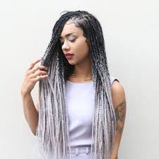 Black braided hairstyle care and maintenance tips for men and women. Pin On Grey Box Braids