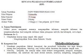 Materi peluang itulah yang akan kamu pelajari di artikel kali ini. Rpp Matematika Kelas 9 Smp Mts Semester 2 K13 Revisi 2019 Websiteedukasi Com