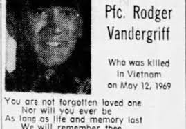 East Tennessee Veterans Memorial Association — Vandergriff, Rodger A.