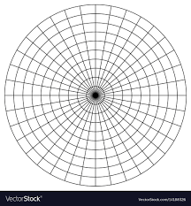 blank polar graph paper protractor pie chart