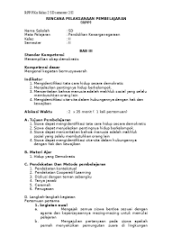 Sekolah dasar (sd) mata pelajaran : Rpp Pkn Kelas 2 Sd Semester 2