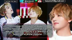 Our V Looks Like An Anime Character Kim Taehyung Amino