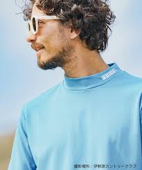 felkod（フィルコッド）の「mt8175-COOL MAX Mock Neck Fake Layered Half Sleeve Cut sew  カットソー（Tシャツ/カットソー）」