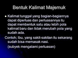 Unsur Unsur Kalimat Pola Kalimat Dasar Dan Majemuk Kelompok Ppt Download