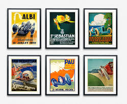 Official account of the formula 1® australian. F1 Posters Grand Prix Posters Grand Prix Prints Set Of 6 Vintage Formula 1 Posters