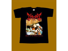 Dance macabre / black metal 10. Mayhem T Shirt Dawn Of The Black Hearts