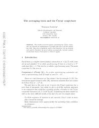 Who are your typical clients? Pdf The Averaging Trick And The Cerny Conjecture