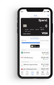 Spend Wallet Spend Visa Card Spend Com Visa Card Apple Gift Card Finance App