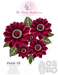 Start Your Own Paper Flower Business And Make Money From The Comfort Of Your Home Using The Crafty Paper Flower Template Flower Template Paper Flower Tutorial