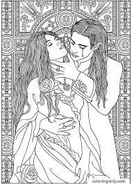 Take a deep breath and relax with these free mandala coloring pages just for the adults. Adult Vampire Coloring Page Free Printable Coloring Pages For Kids