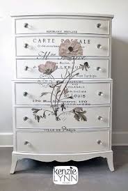 Antique White Dresser With Transfer Decoupage Furniture Painted Furniture Diy Furniture