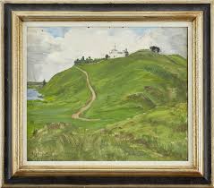 Russia extends across eleven time zones, and has the most. Elsa Backlund Celsing Izborsk Motiv Fran Ryssland 1938 Mutualart