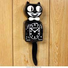 You 39 Ll Love This Classic Retro Kit Cat Clock With Its Moving Eyes And Tail Also Includes Your Choice Of Retro Gift Wrapp Clock Kit Cat Clock Vintage Clock