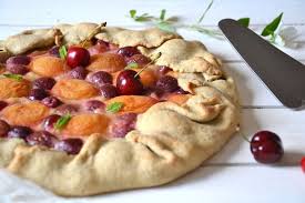 Tarte Rustique Cerise Abricot 100 Vegetale Les Recettes De Juliette Recette Abricot Recette Tarte Tarte Vegan