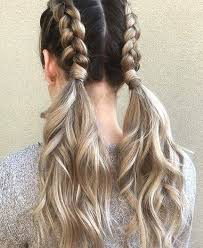 Easy Hairstyle Girls Girls Easy Hairstyle Cute Hairstyle Girls Quick Hairstyle Peinados Con Trenzas Peinados Casuales Cabello Largo Trenzas Todo El Cabello
