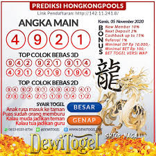 Togel Wap Prediksi Hk Kamis 05 November 2020 Di 2020 November Kamis Mainan