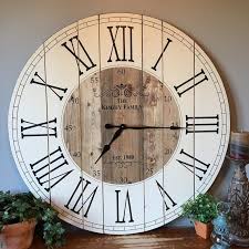 38 Inch Wooden Farmhouse Clock Roman Numeral Rustic Wall Etsy In 2020 Rustic Wall Clocks Diy Clock Wall Farmhouse Wall Clocks