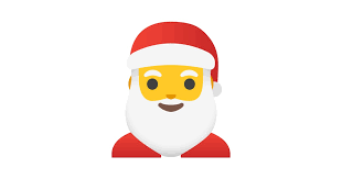 Coloriage le pere noel de profil avec des cadeaux dessin. Pere Noel Emoji