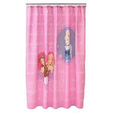 Disney Princess Microfiber Timeless Elegance Shower Curtain Pink New Disney Shower Curtain Fabric Shower Curtains Pink Shower Curtains