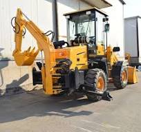 Front End Loader Digger Excavator with H Leg Backhoe Loader ...