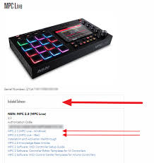 Akai Pro Mpc Software 2 0 Downloading And Installing The Mpc 2 3 Update Akai Professional