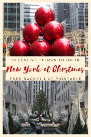 New York City Christmas Bucket List Free Printable New York City Christmas New York Christmas Nyc Christmas