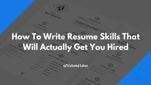 17 Best Resume Skills Examples That Will Win More Jobs