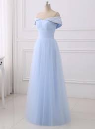 A deep blue wedding dress is perfect for creating a moody, dramatic bridal look (gothic wedding, perhaps?). Light Blue Simple Bridesmaid Dresses Off Shoulder Party Dress Simple Bemybridesmaid Junior Bridesmaid Dresses Junior Prom Dresses Simple Prom Dress