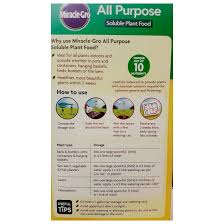 If you do use miracle grow at the early stage, wait until after the first set of true leaves as recommended above. Miracle Gro All Purpose Soluble Plant Food The Pot Place
